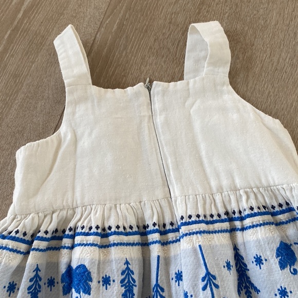 Florence Fancy girls dress! Blue / white dress! Size 4Y - Picture 7 of 7